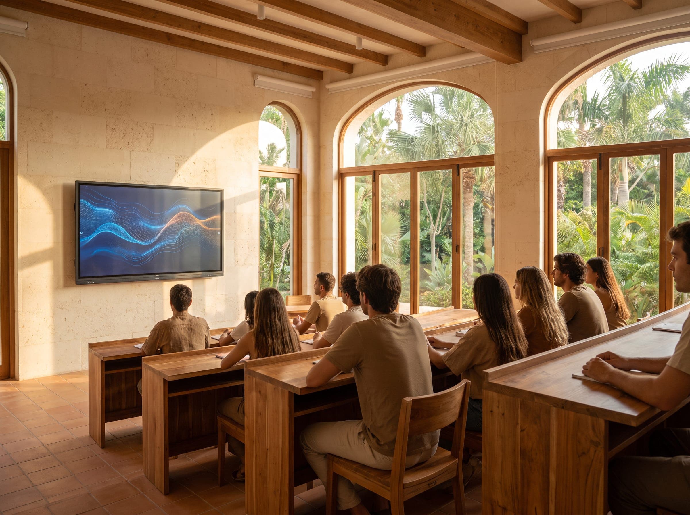 A modern smart classroom